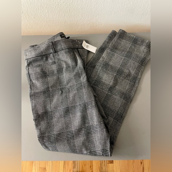 NWT Banana Republic Skinny High Rise Plaid Sloan Pant - Picture 3 of 5